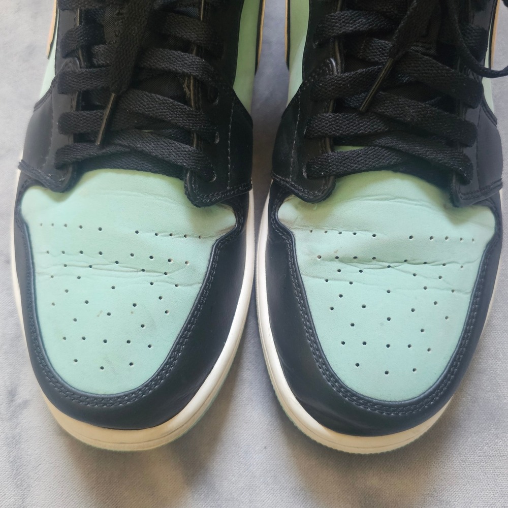 Air Jordan 1 Low SE Tropical Twist Mens 13 Black Turquoise - Picture 4 of 10